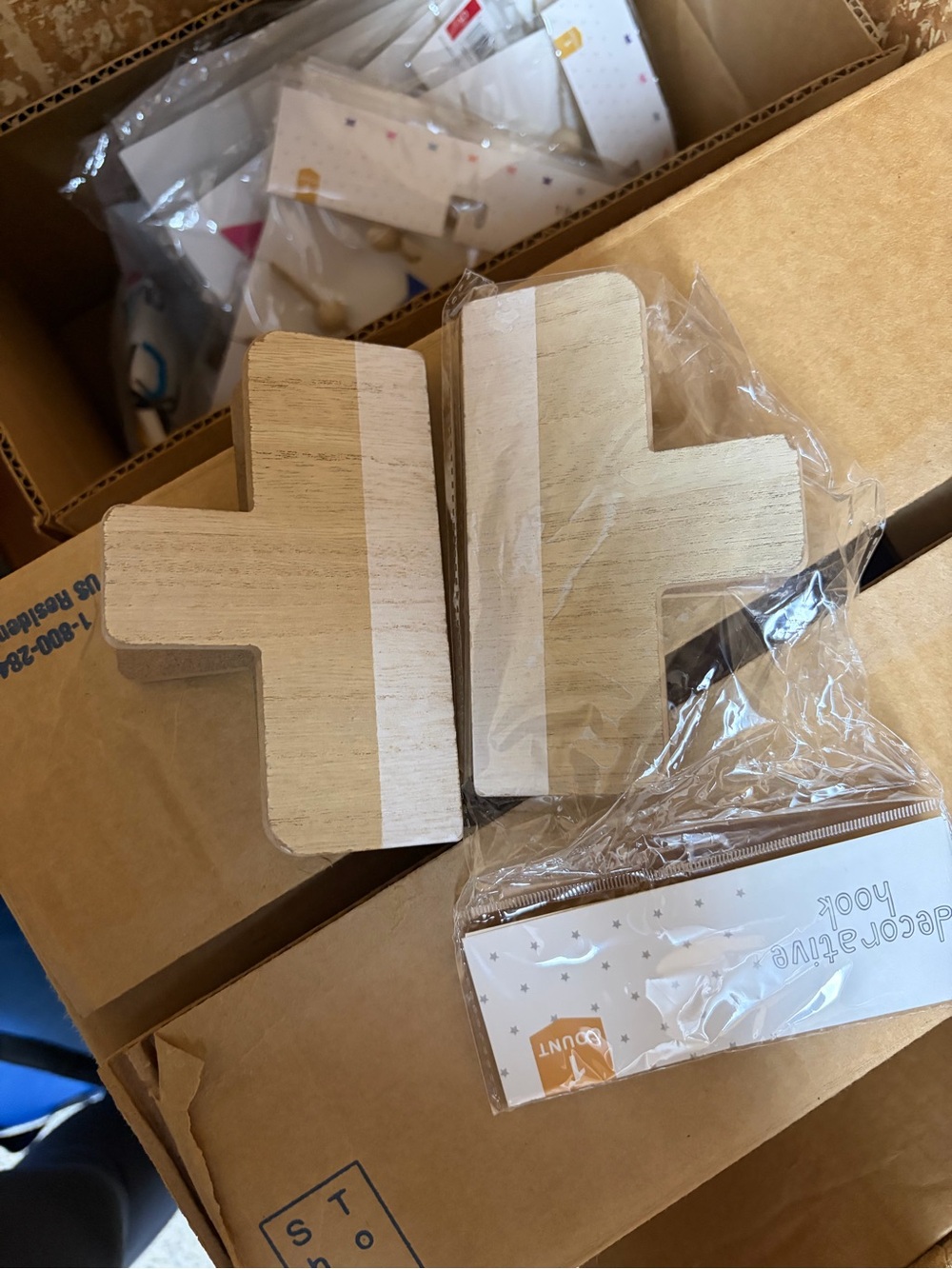 Wooden hooks